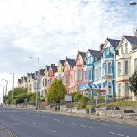 Typisch Engelse huizen in Plymouth